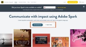 Get started with AdobeSpark