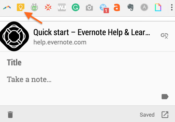 useful browser extensions-- Google Keep