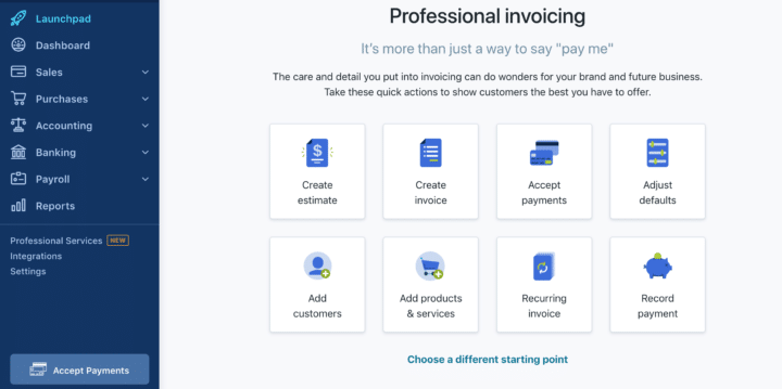 Wave-- professional invoicing