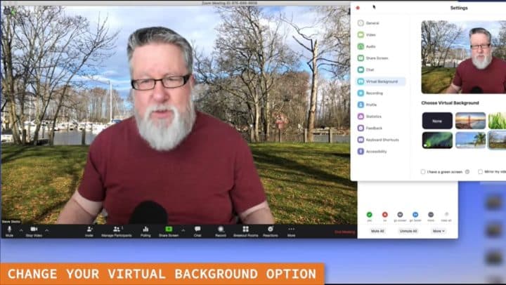 Zoom Conferencing with Impressive Backgrounds: A Green Screen Tutorial –  Dotto Tech