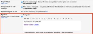 Create a custom email signature in Gmail • Dotto Tech